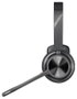 Poly Voyager 4310-M con certificación Microsoft Teams, USB-C, adaptador BT700 y base de carga, Negro