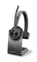 Poly Voyager 4310-M con certificación de Microsoft Teams, adaptador BT700 y base de carga, Negro
