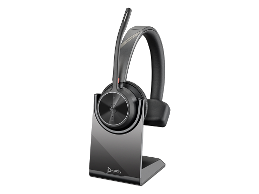 Poly Voyager 4310-M Microsoft Teams USB-C con Adaptador BT700 y Base de Carga Negro