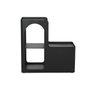 DKD Home Decor Mesita Auxiliar de Metal Negro