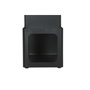 DKD Home Decor Mesita Auxiliar de Metal Negro