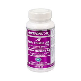 AIRBIOTIC Cardo Mariano Complex 60 Cápsulas - Soporte Función Hepática y Depurativo, con Té Verde, Ácido Alfa Lipoico y Colina