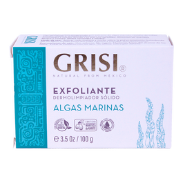 GRISI Dermolimpiador Sólido Exfoliante Algas Marinas 100g