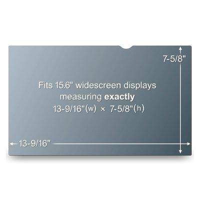 3M Filtro de Privacidad para Pantalla de Portátil Widescreen 15.6 Pulgadas, Modelo PF15.6W