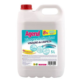 Agerul Vinagre de Limpieza Multiusos Garrafa 5 L - Potente Desinfectante y Desodorizante para Hogar