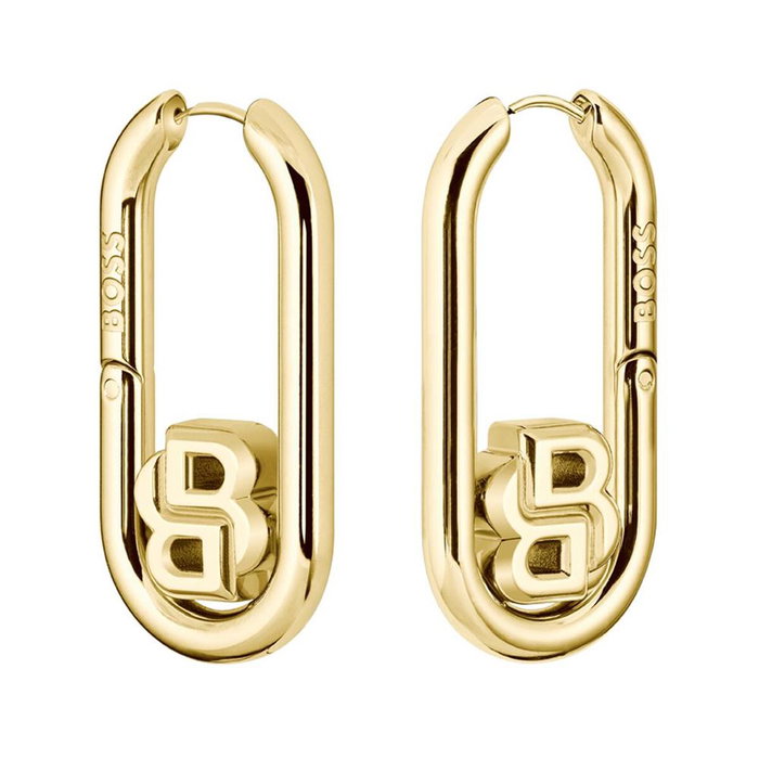 Hugo Boss Pendientes Dorados de Acero Inoxidable Hugo Boss Pendientes Dorados de Acero Inoxidable