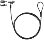 Tooq Cable de Seguridad Tipo NANO con Llave, 1.5m, Gris Oscuro