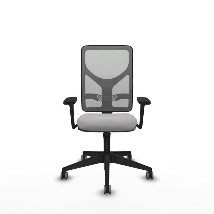PIQUERAS Y CRESPO Silla de oficina Motilla con mecanismo Sincro, Gris