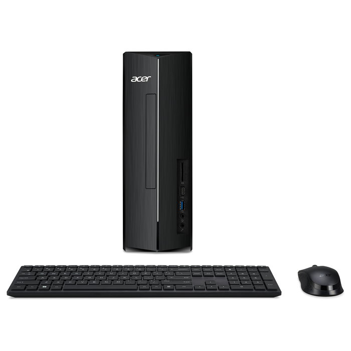 Acer Aspire XC-1710 SFF - PC de Escritorio Compacto con Intel Core i3-N305, 8GB RAM, 256GB SSD NVMe, Windows 11 Home, WiFi 6E, Gráficos Intel UHD, Negro Acer Aspire XC-1710 SFF - PC de Escritorio Compacto con Intel Core i3-N305, 8GB RAM, 256GB SSD NVMe, Windows 11 Home, WiFi 6E, Gráficos Intel UHD, Negro