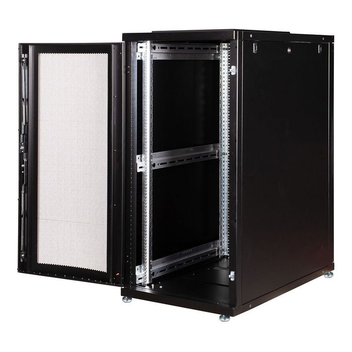 ROLINE Rack o Bastidor Independiente Serverschrank Pro 26 HE 19" (600x1000 mm), 26U, 1000 kg Carga, Negro