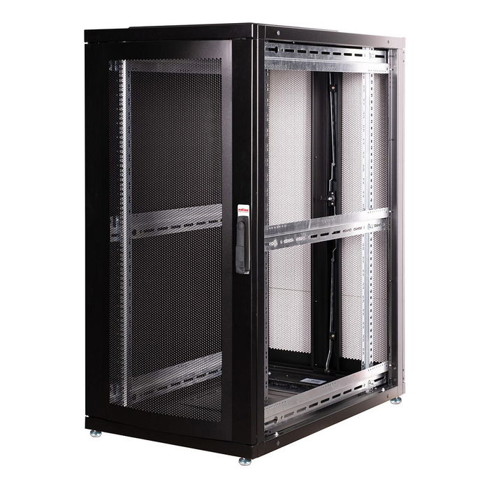 ROLINE Rack o Bastidor Independiente Serverschrank Pro 26 HE 19" (600x1000 mm), 26U, 1000 kg Carga, Negro