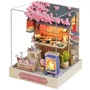 Creanook Sakura Noodles Book Nook - Kit de Bricolaje DIY para Construir Modelo de Sujetalibros 3D - 11 x 9 x詠11 cm