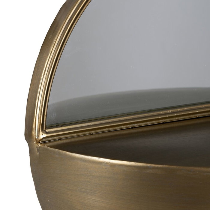 Ixia Espejo Oro Envejecido Metal-Cristal 36 x 17 x 40 cm Ixia Espejo Oro Envejecido Metal-Cristal 36 x 17 x 40 cm