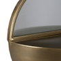 Ixia Espejo Oro Envejecido Metal-Cristal 36 x 17 x 40 cm