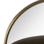 Ixia Espejo Oro Envejecido Metal-Cristal 36 x 17 x 40 cm