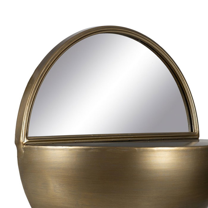 Ixia Espejo Oro Envejecido Metal-Cristal 36 x 17 x 40 cm Ixia Espejo Oro Envejecido Metal-Cristal 36 x 17 x 40 cm
