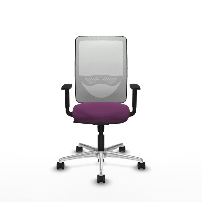 PIQUERAS Y CRESPO Silla de oficina Zulema con mecanismo Sincro, Morado y Blanco PIQUERAS Y CRESPO Silla de oficina Zulema con mecanismo Sincro, Morado y Blanco
