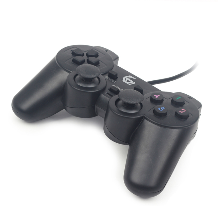 GEMBIRD JPD-UDV-01 Mando y Volante Negro USB 2.0 Gamepad Analógico/Digital PC GEMBIRD JPD-UDV-01 Mando y Volante Negro USB 2.0 Gamepad Analógico/Digital PC
