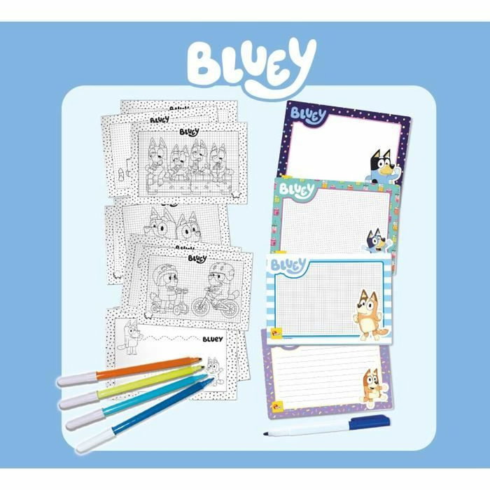 Lisciani Giochi Escuela de dibujo Bluey para aprender a dibujar