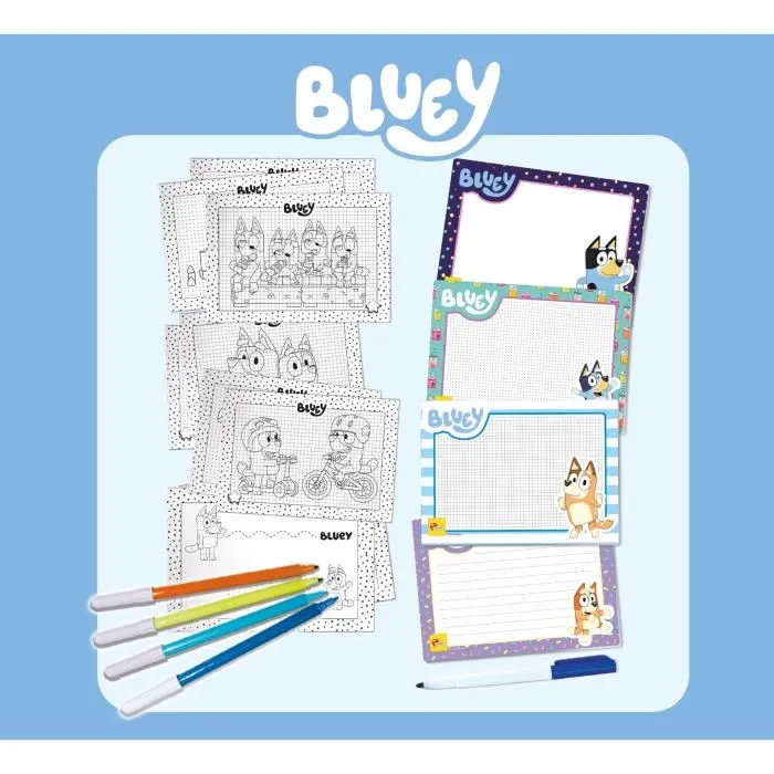 Lisciani Giochi 8008324099382 Escuela de dibujo Bluey para aprender a dibujar