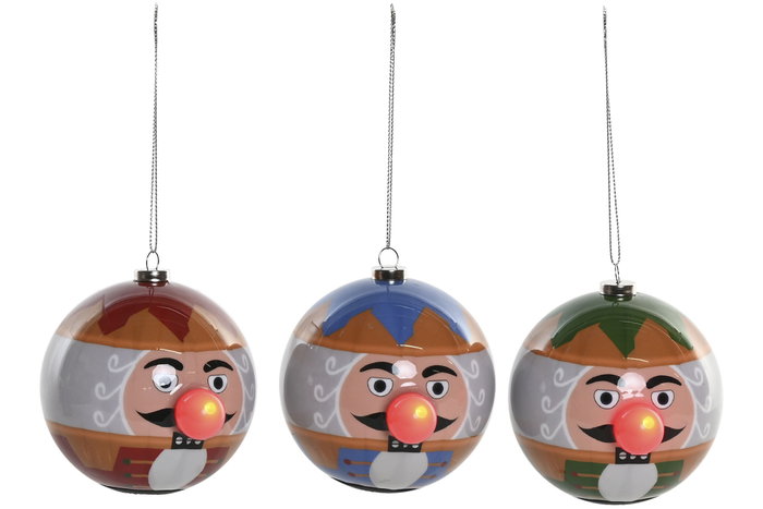 DKD Home Decor Decoración Colgante LED Cascanueces Multicolor