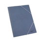 Fabrisa Carpeta de gomas azul con solapa en formato folio
