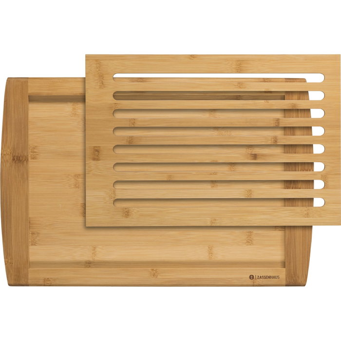 Zassenhaus Tabla de cortar pan de bambú 42x28,5x2cm