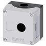 Siemens 3SU1801-0AA00-0AB1 Carcasa para dispositivos de mando de 22 mm redonda