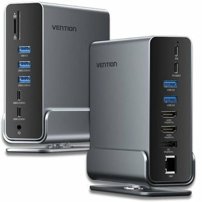 Vention Docking Station USB-C 15 en 1 Gris Vention Docking Station USB-C 15 en 1 Gris