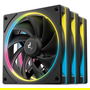 DeepCool FL12R SE Ventilador de Caja 120mm PWM ARGB, 3 Unidades, Negro, 1900 RPM, 50.74 CFM, Incluye Tornillos