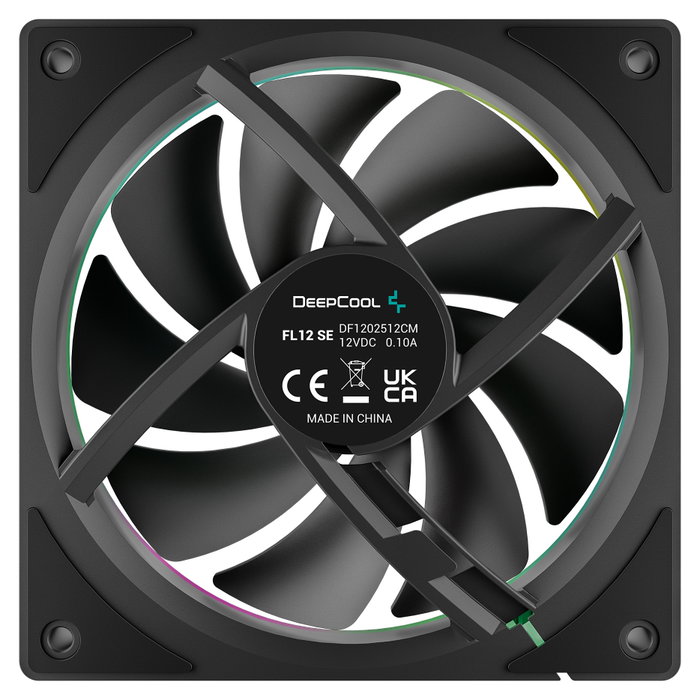 DeepCool FL12R SE Ventilador Carcasa 120mm PWM ARGB Triple Pack Negro DeepCool FL12R SE Ventilador Carcasa 120mm PWM ARGB Triple Pack Negro