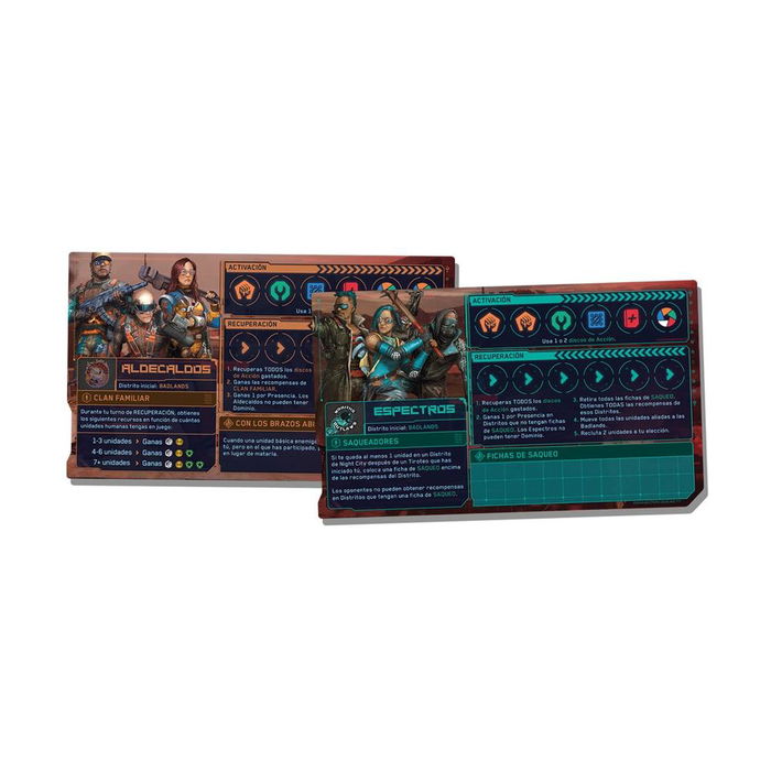 CMON Juego de Mesa Cyberpunk 2077: Familias y Proscritos Expansión para Gangs of Night City, Español, Ref. CPG002ES