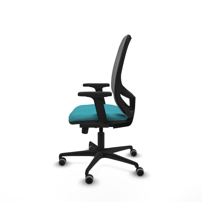 PIQUERAS Y CRESPO Silla de oficina Cilanco con mecanismo Sincro, Turquesa y Gris PIQUERAS Y CRESPO Silla de oficina Cilanco con mecanismo Sincro, Turquesa y Gris
