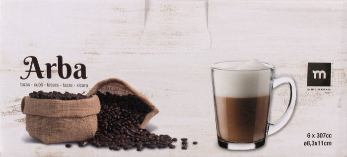 La Mediterranea Taza con Asa Arba 307cc