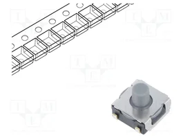 Aratas (Formerly Omron Components) B3SL-1022P Microconmutador TACT SPST-NO SMT