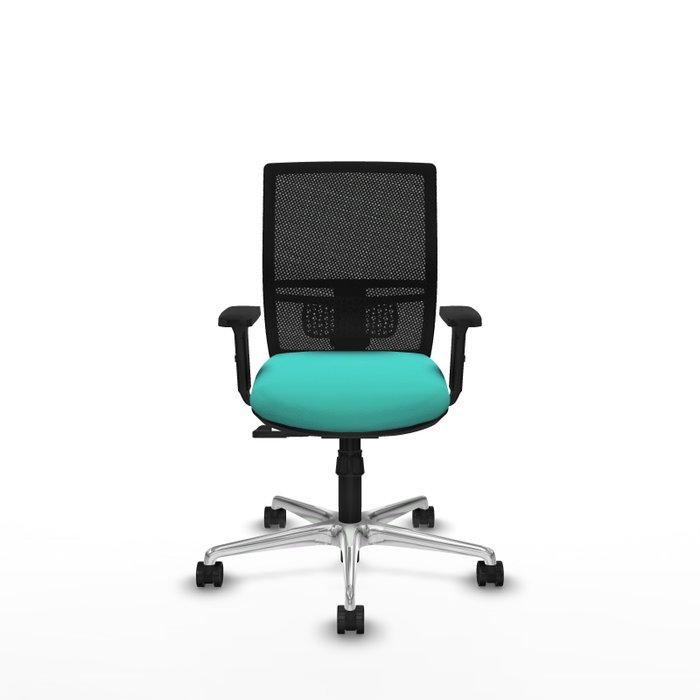 PIQUERAS Y CRESPO Silla de oficina Yunquera con mecanismo Sincro, Turquesa y Negro PIQUERAS Y CRESPO Silla de oficina Yunquera con mecanismo Sincro, Turquesa y Negro