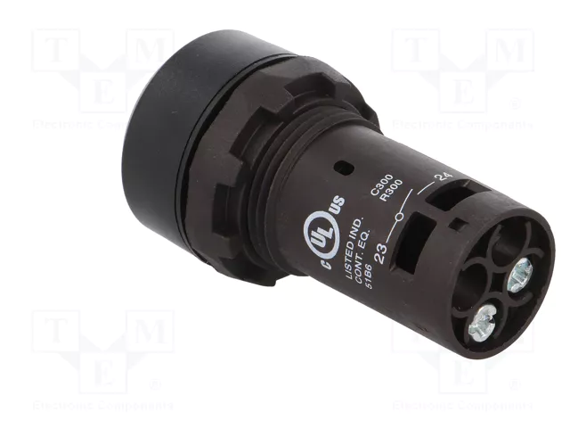 ABB Interruptor de presión CP1 22mm Negro NA