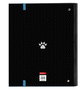 Carpeta de anillas Kelme Iron Negro 27 x 32 x 3.5 cm