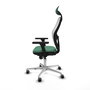 PIQUERAS Y CRESPO Silla de oficina Jorquera Verde esmeralda y Blanco
