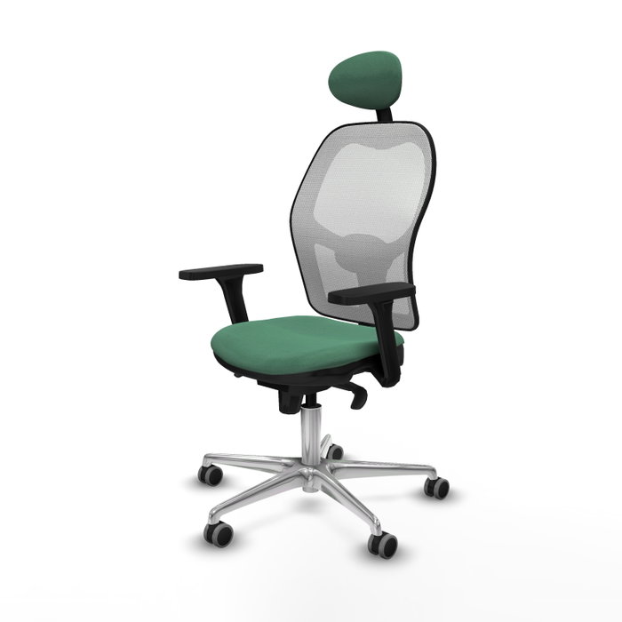 PIQUERAS Y CRESPO Silla de oficina Jorquera Verde esmeralda y Blanco PIQUERAS Y CRESPO Silla de oficina Jorquera Verde esmeralda y Blanco