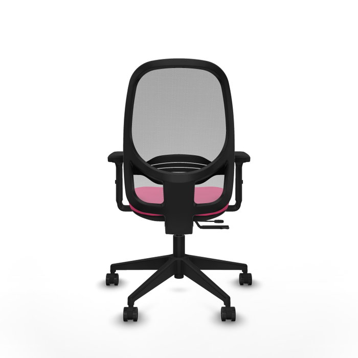 PIQUERAS Y CRESPO Silla de oficina Cilanco Rosa y Gris con Mecanismo Sincro/Traslack PIQUERAS Y CRESPO Silla de oficina Cilanco Rosa y Gris con Mecanismo Sincro/Traslack