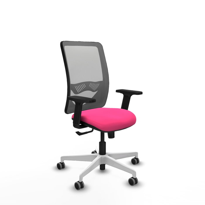 PIQUERAS Y CRESPO Silla de oficina Zulema Rosa y Gris PIQUERAS Y CRESPO Silla de oficina Zulema Rosa y Gris