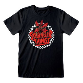 Stranger Things Camiseta Checkered Circle talla XL