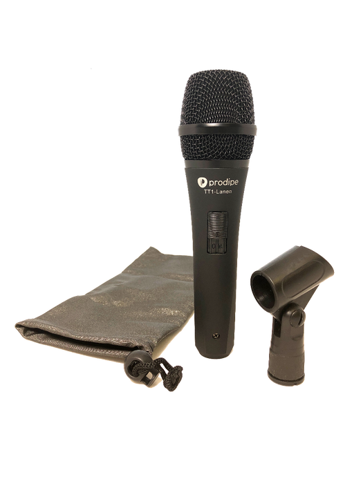 Micrófono Dinámico Profesional para Vocalistas Prodipe Tt1 con Interruptor
