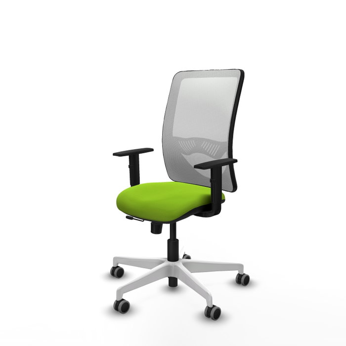PIQUERAS Y CRESPO Silla de oficina Zulema con mecanismo Sincro/Traslack, Pistacho y Blanco PIQUERAS Y CRESPO Silla de oficina Zulema con mecanismo Sincro/Traslack, Pistacho y Blanco