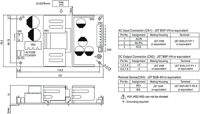 MEAN WELL RPS-75-5 70W 5V DC MEAN WELL RPS-75-5 70W 5V DC
