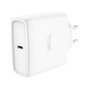 Trust Maxo Cargador GaN USB-C 65 W Blanco con Cable de 2 m