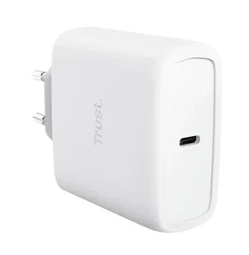 Cargador de pared gan trust maxo 65w 1xusb tipo-c incluye cable usb tipo-c 65w