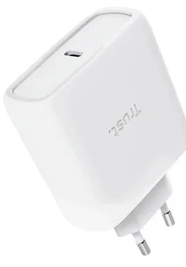 Cargador de pared gan trust maxo 65w 1xusb tipo-c incluye cable usb tipo-c 65w