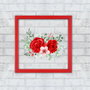 Wallity Cuadro Decorativo Enmarcado CAM213 Cristal Madera Impresión UV Digital 32x32 cm